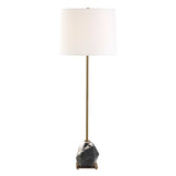 Rowland Panda Marble Buffet Lamp Black / Brass - Black / Gold by Uttermost - View 4