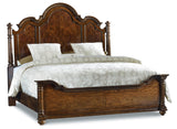Leesburg King Poster Bed - Dark Brown by Hooker Furniture - View 1