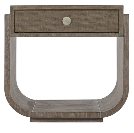 Modern Mood Rectangle End Table - Dark Brown / Dark Gray by Hooker Furniture - View 2
