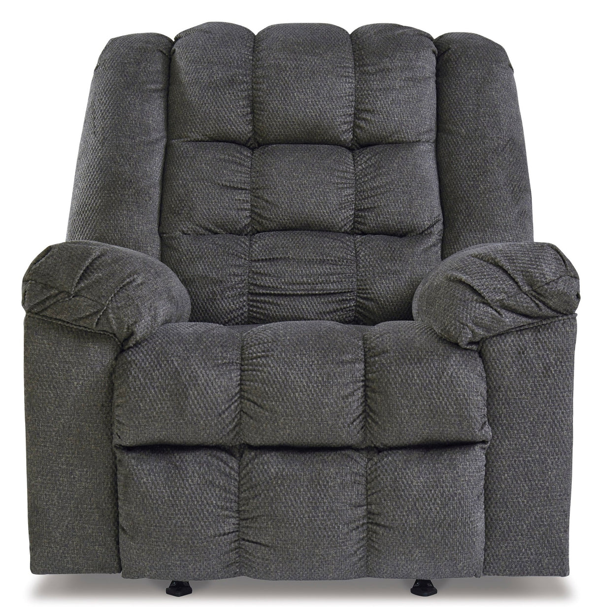 Ashley Charcoal Drakestone Rocker Recliner - Microfiber | Home Elegance USA