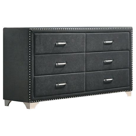 Kennedy Grey 4-piece Queen Bedroom Set - sold by Home Elegance USA