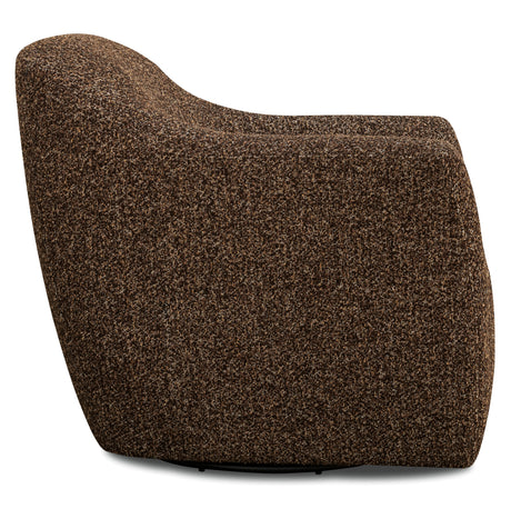 Everett Swivel Chair - Dark Brown by Hooker Furniture - View 3