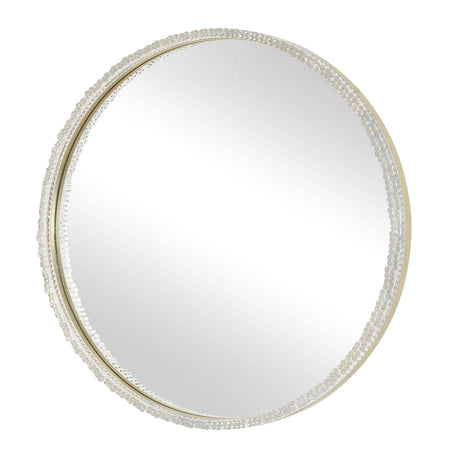 Break The Ice Round Mirror Gold - Silver by Uttermost - View 4