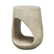 Lithos Outdoor Accent Table - Gray by Uttermost - View 1