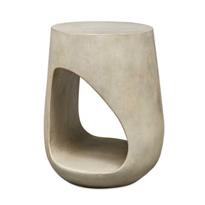Lithos Outdoor Accent Table - Gray by Uttermost - View 1