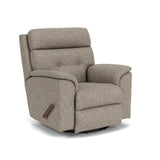 Mason Transitional Fabric Swivel Gliding Recliner | Flexsteel