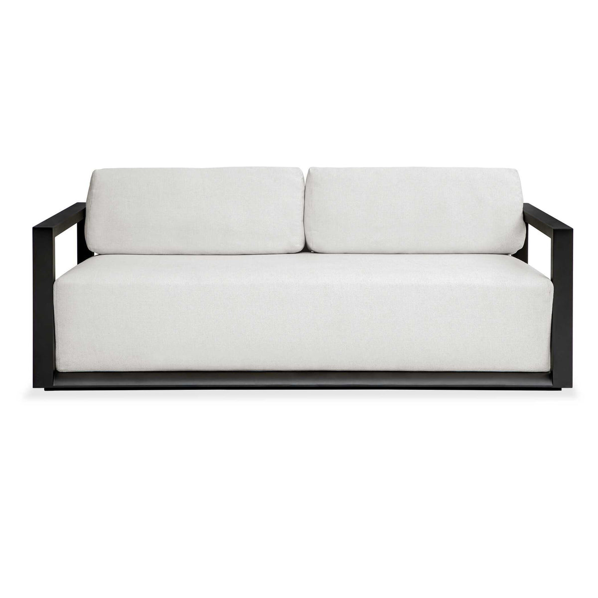 Remsen Outdoor Sofa Black / Oyster - Black / White by Uttermost - View 1