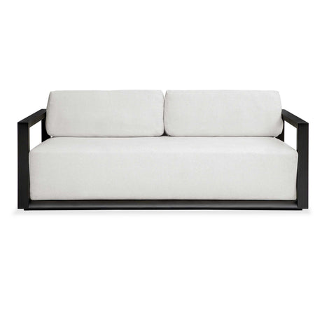 Remsen Outdoor Sofa Black / Oyster - Black / White by Uttermost - View 1