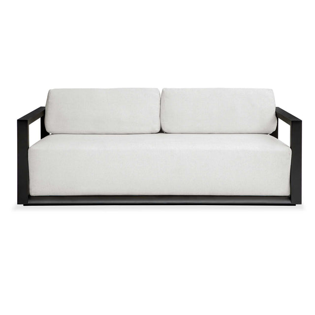 Remsen Outdoor Sofa Black / Oyster - Black / White by Uttermost - View 1