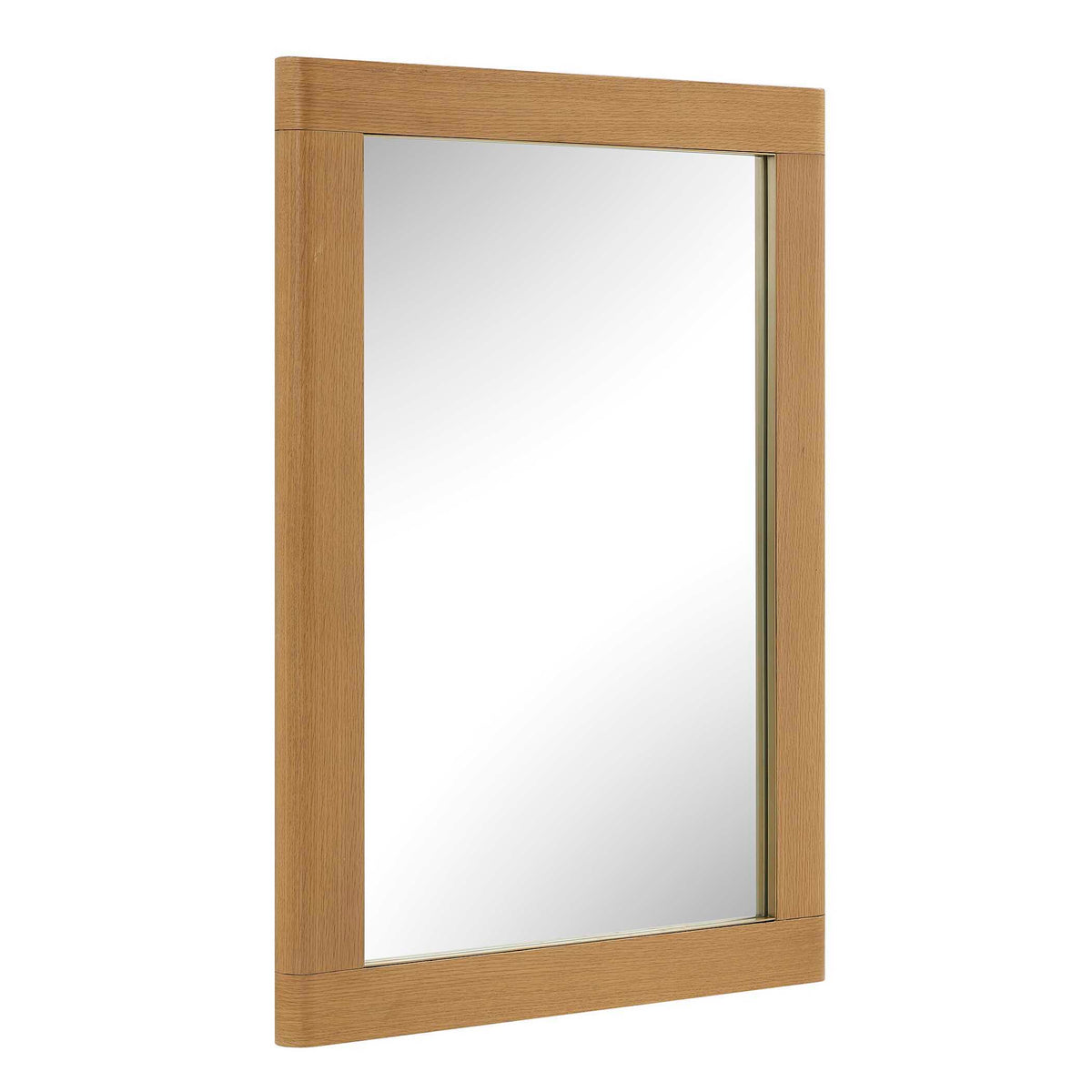 Bishop Gunstock Oak Mirror Woodtone - Light Brown by Uttermost - View 5
