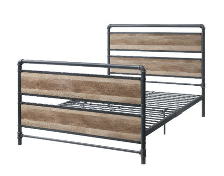 Brantley Full Bed 35885F Antique Oak & Sandy Gray Finish | Acme - 35885F - Home Elegance USA - 1