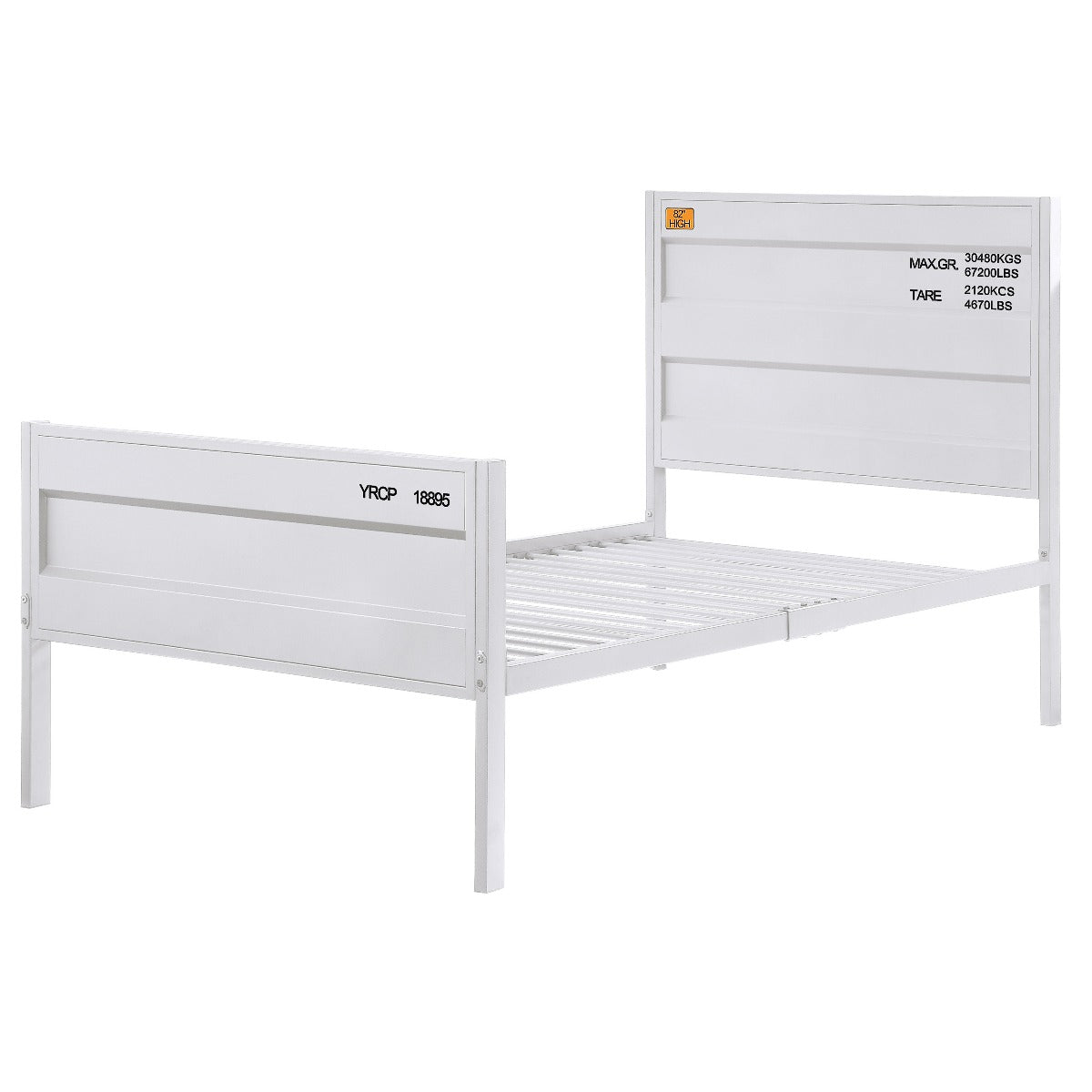 Acme - Cargo Twin Bed 35900T White Finish