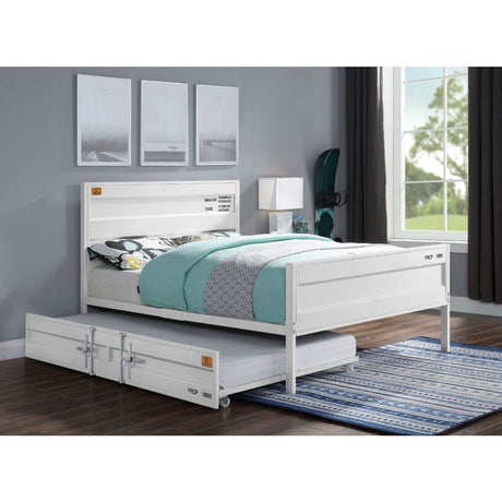 Acme - Cargo Full Bed 35905F White Finish