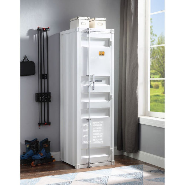 Acme - Cargo Wardrobe 35911 White Finish