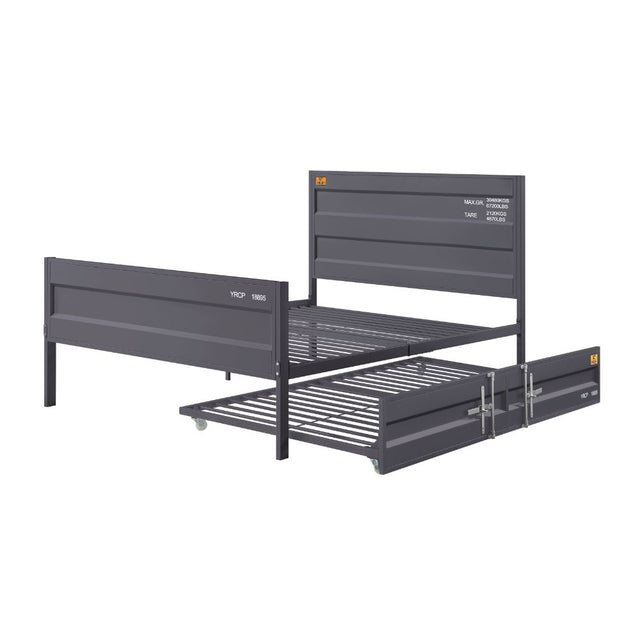 Acme - Cargo Trundle (Twin) 37892 Gunmetal Finish