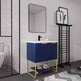 30 Inch Freestanding Bathroom Vanity With Resin Basin,30x18,(W99951317) - W99981924 - image - 3