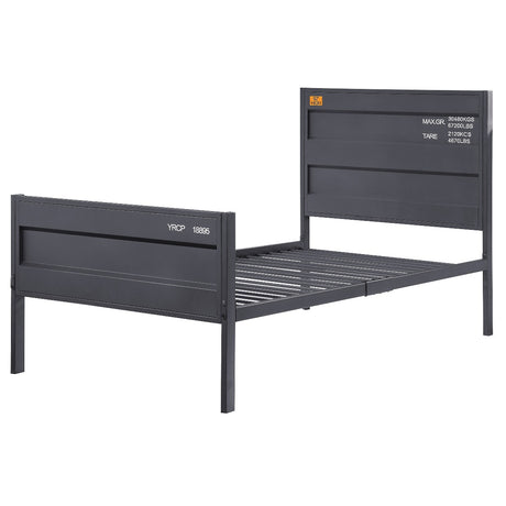 Acme - Cargo Twin Bed 35920T Gunmetal Finish