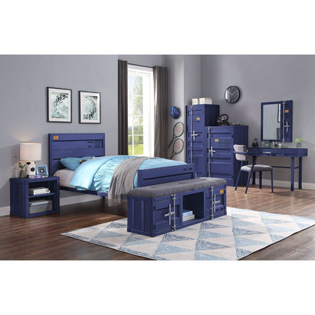 Acme - Cargo Twin Bed 35930T Blue Finish