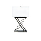 Chrome X Table Lamp // 1 Light  | Finesse