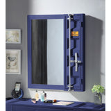 Acme - Cargo Vanity Mirror 35938 Blue Finish