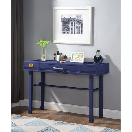 Acme - Cargo Vanity Desk 35939 Blue Finish