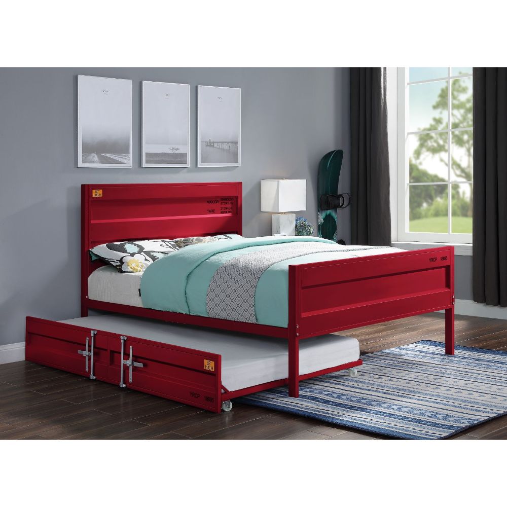 Cargo Full Bed 35945F Red Finish | Acme | Home Elegance USA