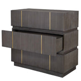 Between The Lines Accent Chest - Black by Uttermost - View 6