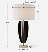 Kure Black Table Lamp by Uttermost - View 9