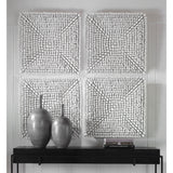 Portside Wood Wall Panel White - Silver by Uttermost - View 4