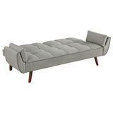 Sofa Bed - Caufield Upholstered Buscuit Tufted Covertible Sofa Bed Grey