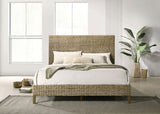 California King Bed - Zyla Wood California King Panel Bed Kubu Grey