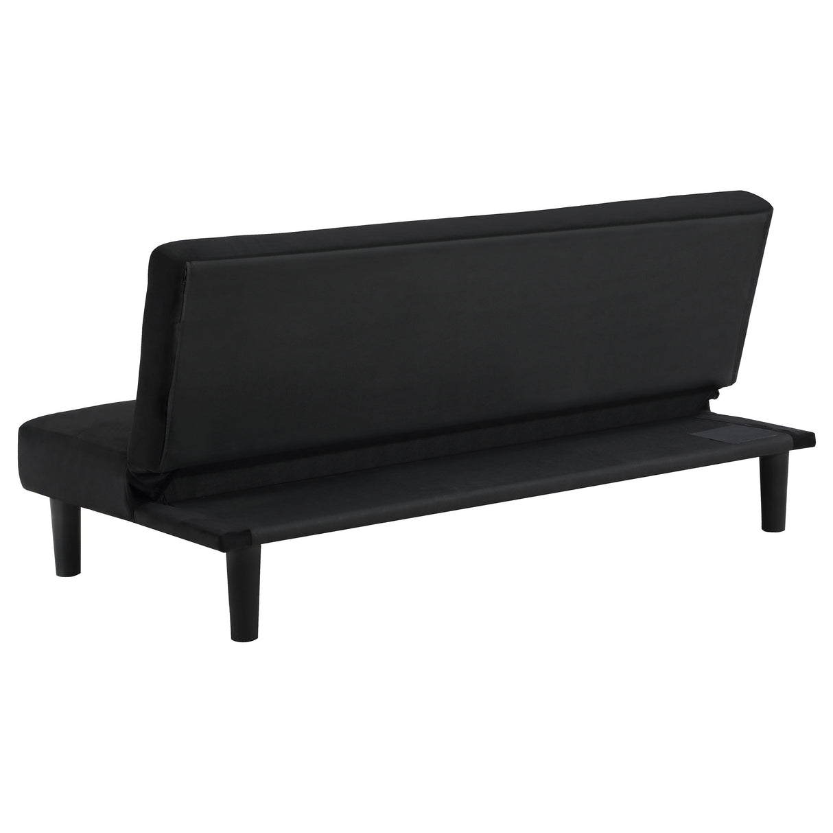 Sofa Bed - Stanford Multipurpose Upholstered Tufted Convertible Sofa Bed Black