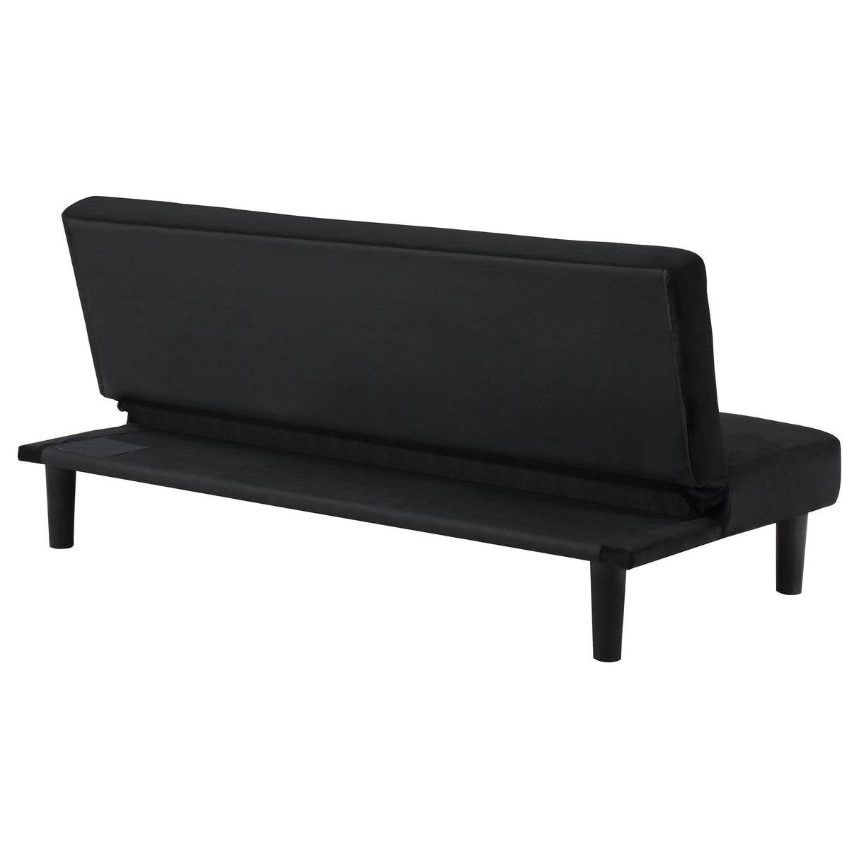 Sofa Bed - Stanford Multipurpose Upholstered Tufted Convertible Sofa Bed Black