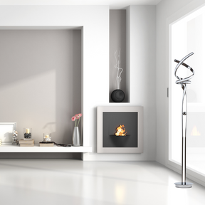 Munich LED Chrome 63" Floor Lamp // Dimmable  | Finesse -  Home Elegance USA