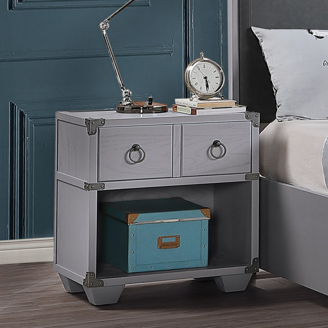 Acme - Orchest Nightstand 36128 Gray Finish