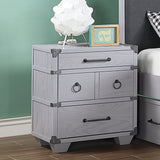 Acme - Orchest Nightstand W/USB 36138 Gray Finish