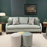 Gianna Fabric Bench Sofa With Nailhead Trim | Flexsteel