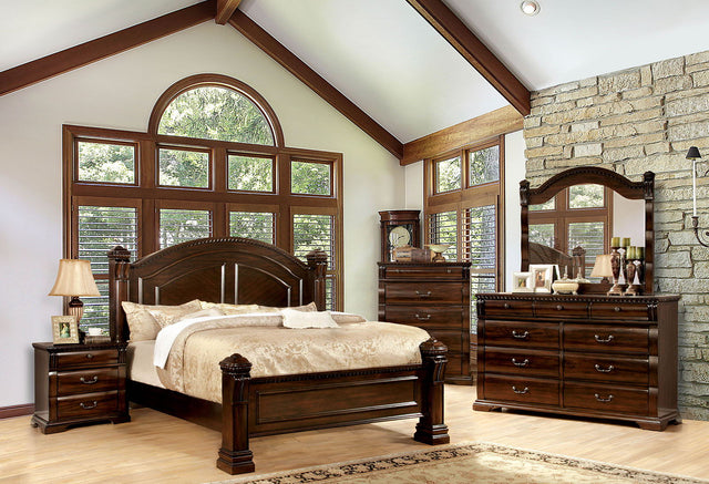 Burleigh - 5 Piece Queen Bedroom Set With 2Ns - Cherry | Home Elegance USA