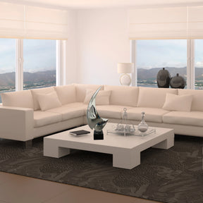 Sail Table Top Small Sculpture // Chrome  | Finesse - sold by Home Elegance USA