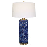 Zade Table Lamp - Blue by Uttermost - View 1