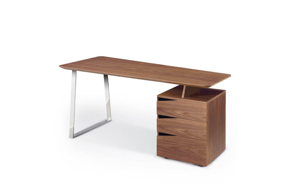 Modern Walnut Desk - VGHB-364P-W | VIG