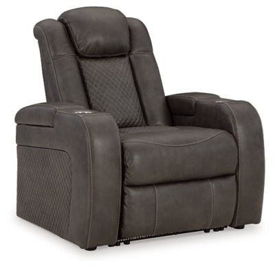 Ashley Shadow Fyne - Dyme PWR Recliner/ADJ Headrest - Faux Leather - 3660213 - Home Elegance USA - 1