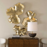 Lumina Wall Decor (Set of 3) - Gold by Uttermost - View 4