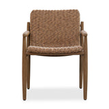 Sumba Golden Flax Outdoor Lounge Chair - Light Brown by Uttermost - View 1