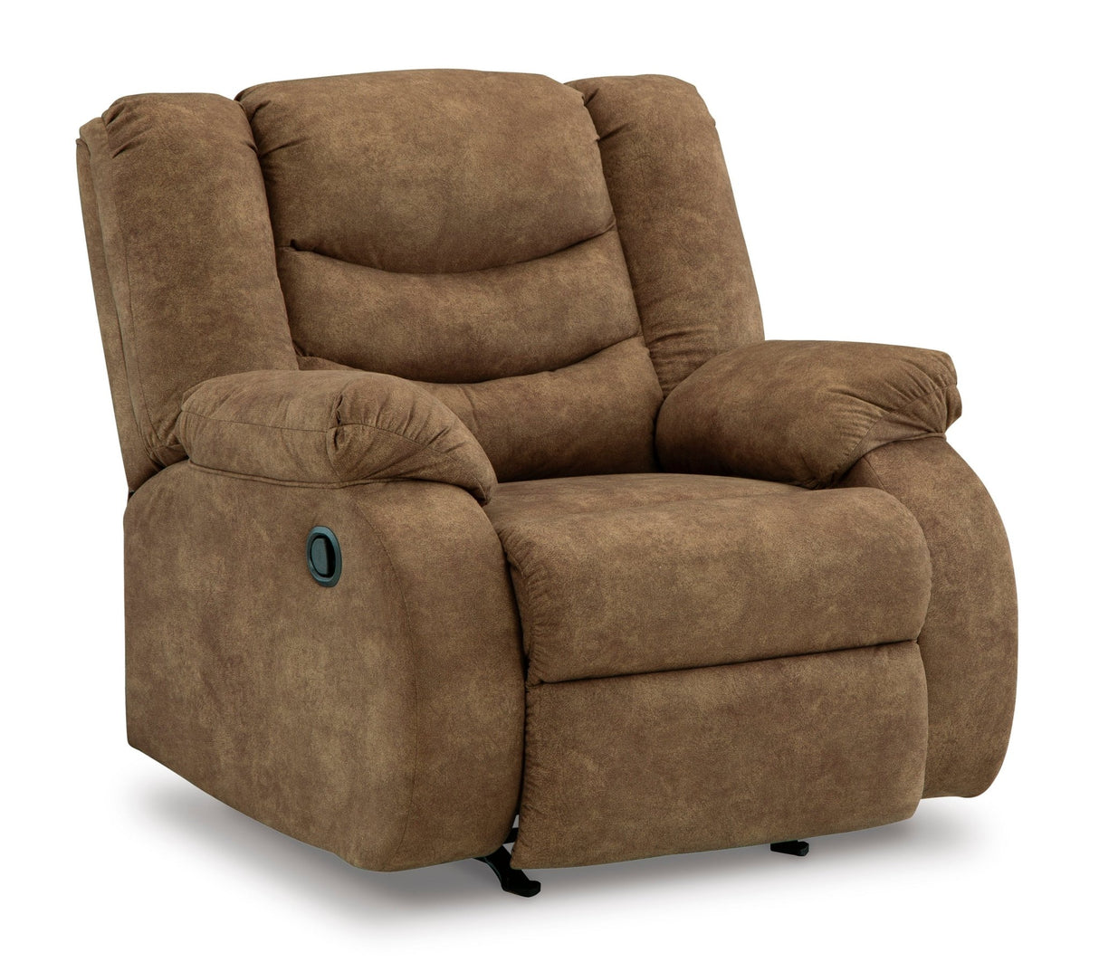 Ashley Brindle Partymate Rocker Recliner - Faux Leather | Home Elegance USA