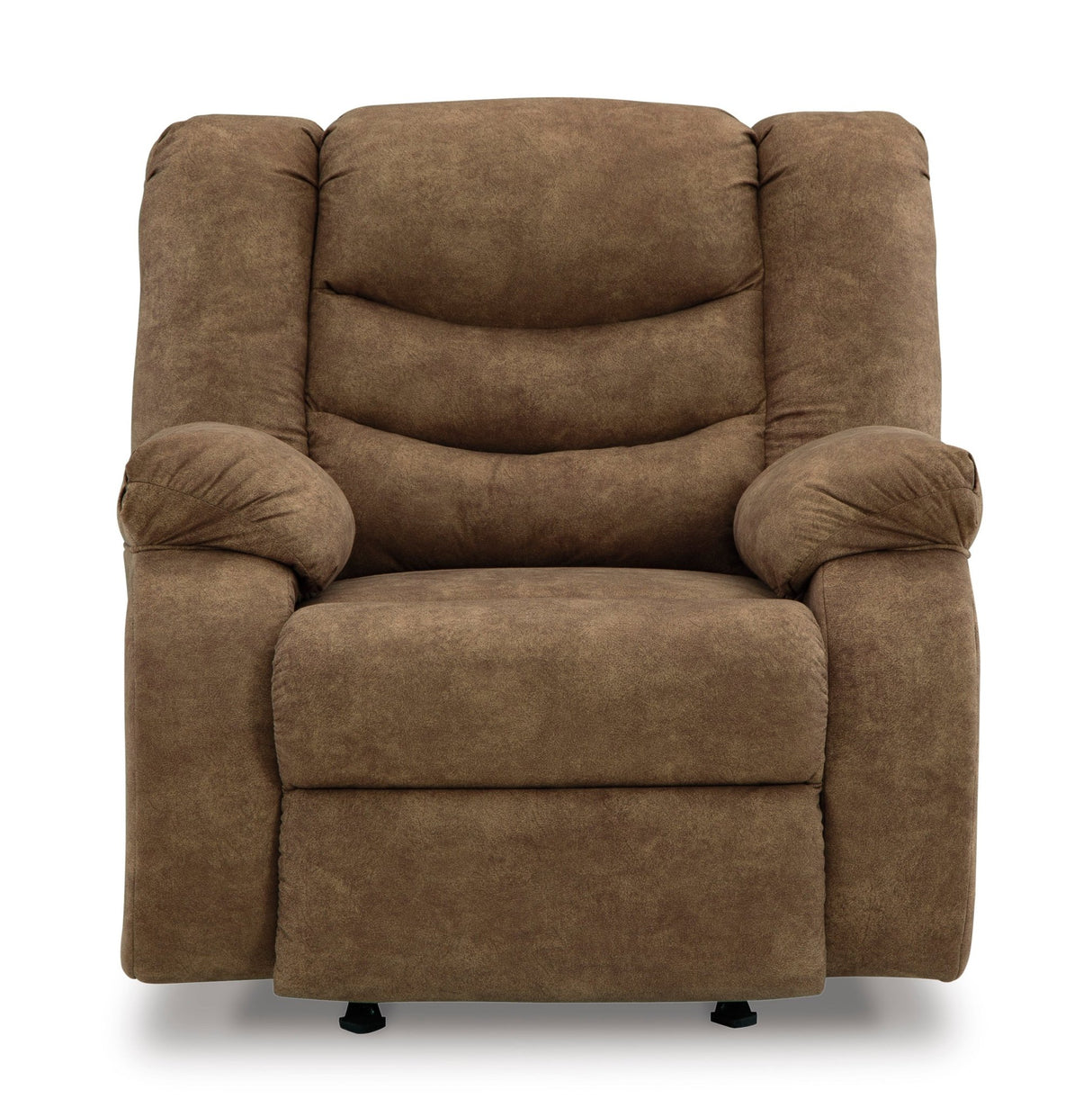 Ashley Brindle Partymate Rocker Recliner - Faux Leather | Home Elegance USA