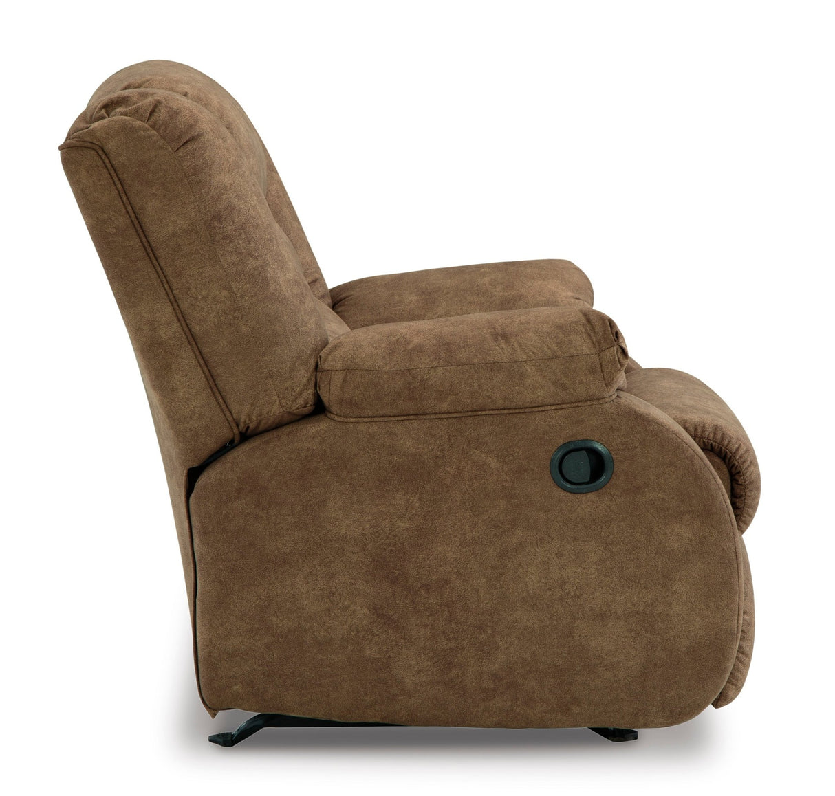 Ashley Brindle Partymate Rocker Recliner - Faux Leather | Home Elegance USA