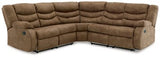 Ashley Brindle Partymate 36902S2 2 - Piece Reclining Sectional - Faux Leather | Home Elegance USA