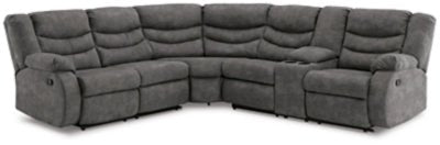 Ashley Slate Partymate 36903S1 2 - Piece Reclining Sectional - Faux Leather - 36903S1 - Home Elegance USA - 1