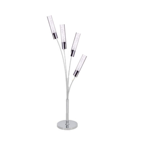 Blooming in Acrylic 5 Light Table Lamp // Chrome  | Finesse -  Home Elegance USA